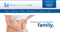 Desktop Screenshot of familychiropracticcentre.ca