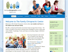 Tablet Screenshot of familychiropracticcentre.co.uk